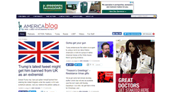 Desktop Screenshot of americablog.com