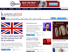 Tablet Screenshot of americablog.com